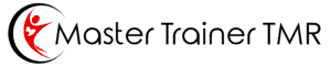 Master Trainer TMR Company Logo name with person with a red heart